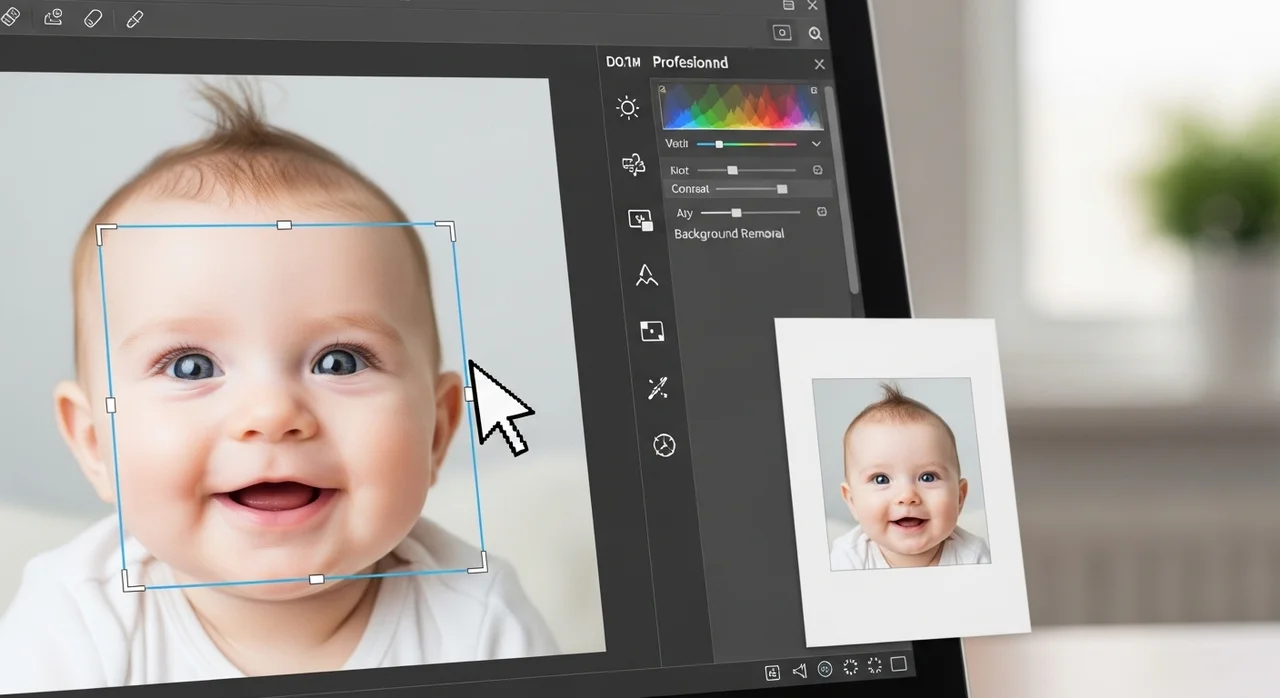찍은 사진 보정 및 편집: 완벽한 증명사진 마무리