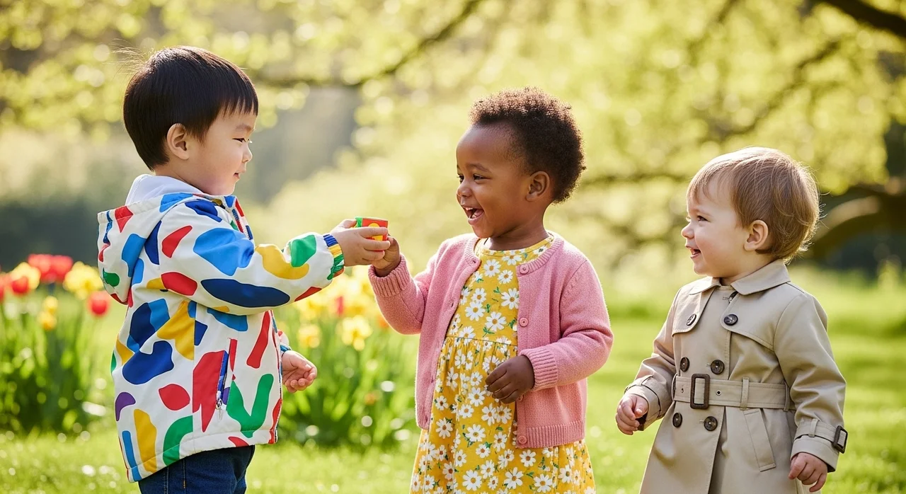 봄나들이 아기 봄잠바 코디 아이디어: 사랑스러운 봄 스타일링