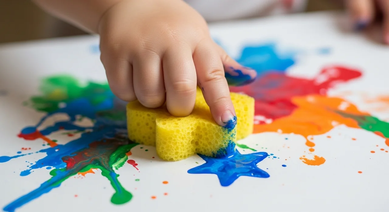 단계별로 즐기는 연령별 물감놀이 방법