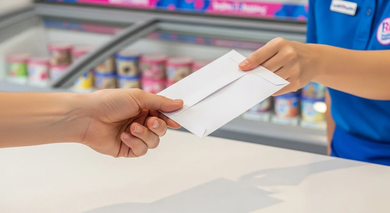 베스킨라빈스 젠더리빌 주문 및 진행 단계