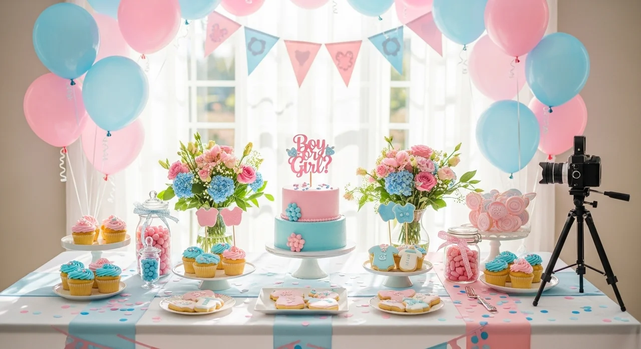 젠더리빌 파티 필수 준비물 체크리스트