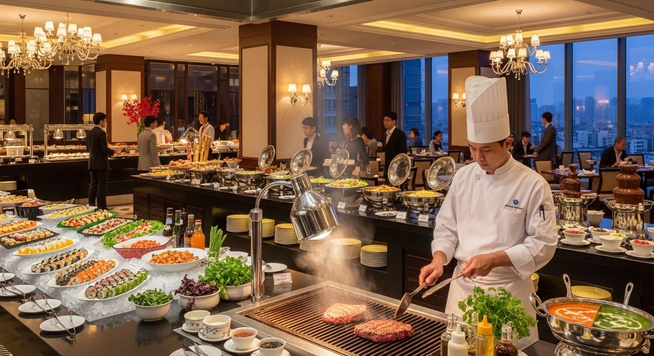 음식의 천국, 씨다와리 뷔페 정복하기